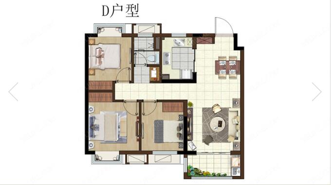 银城孔雀城天荟 户型图