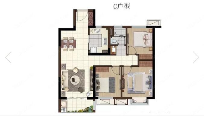 银城孔雀城天荟 户型图