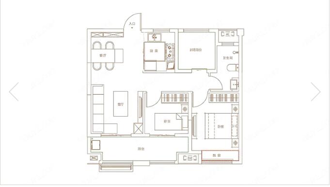 金鹏风华北宸 户型图