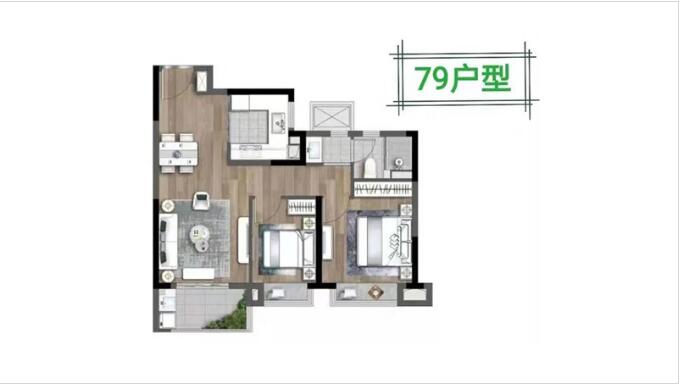 中交路劲山语春风 户型图