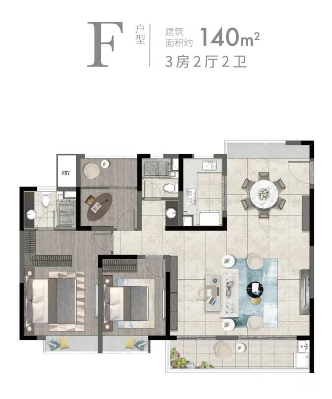 宝能滨江府 户型图