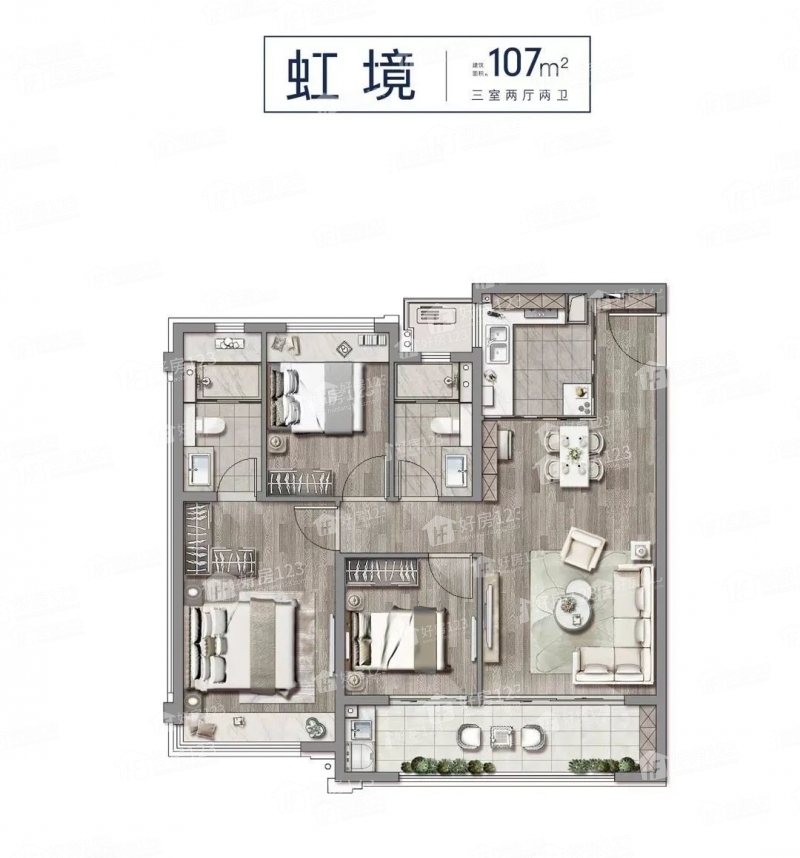 都会紫京 户型图